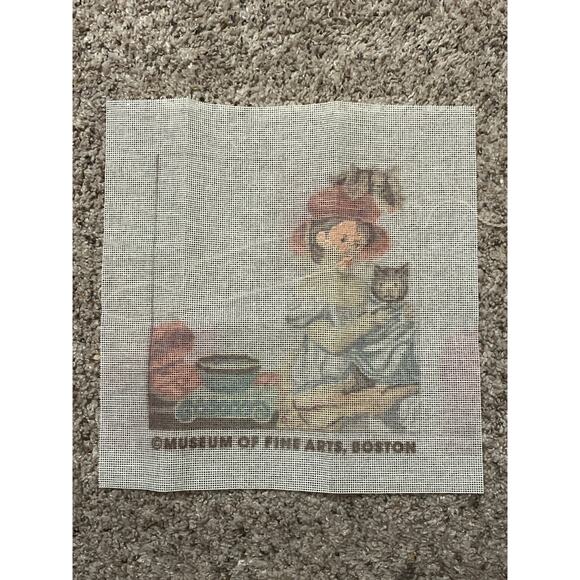 EyeGlass Case Needlepoint Kit Little Miss Hone Museum of Fine Arts Boston - Picture 6 of 6